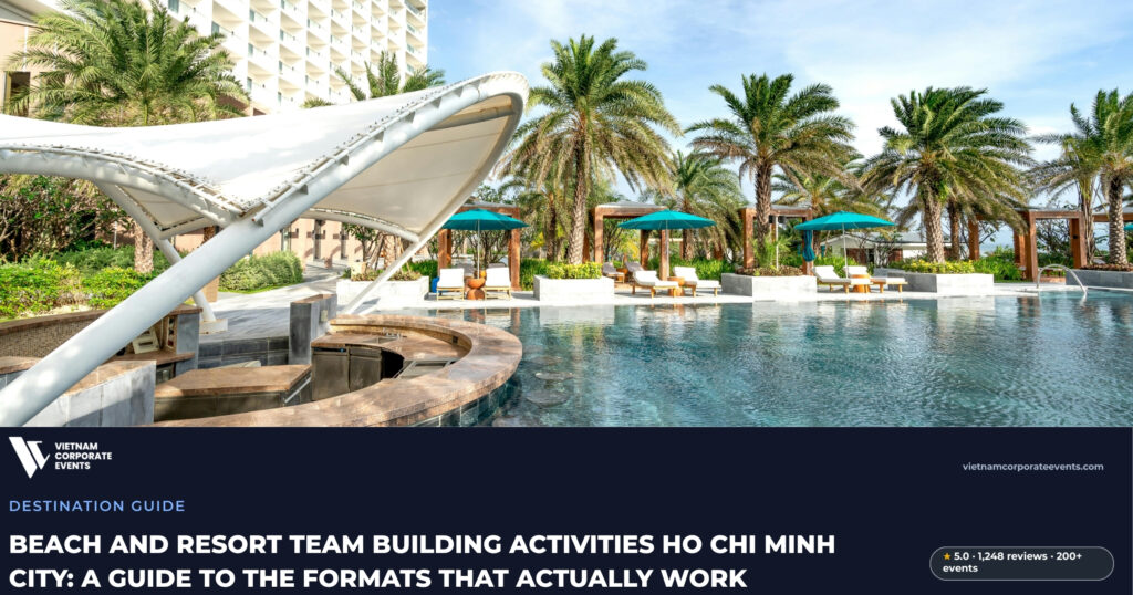 Beach corporate team building activities Ho Chi Minh City