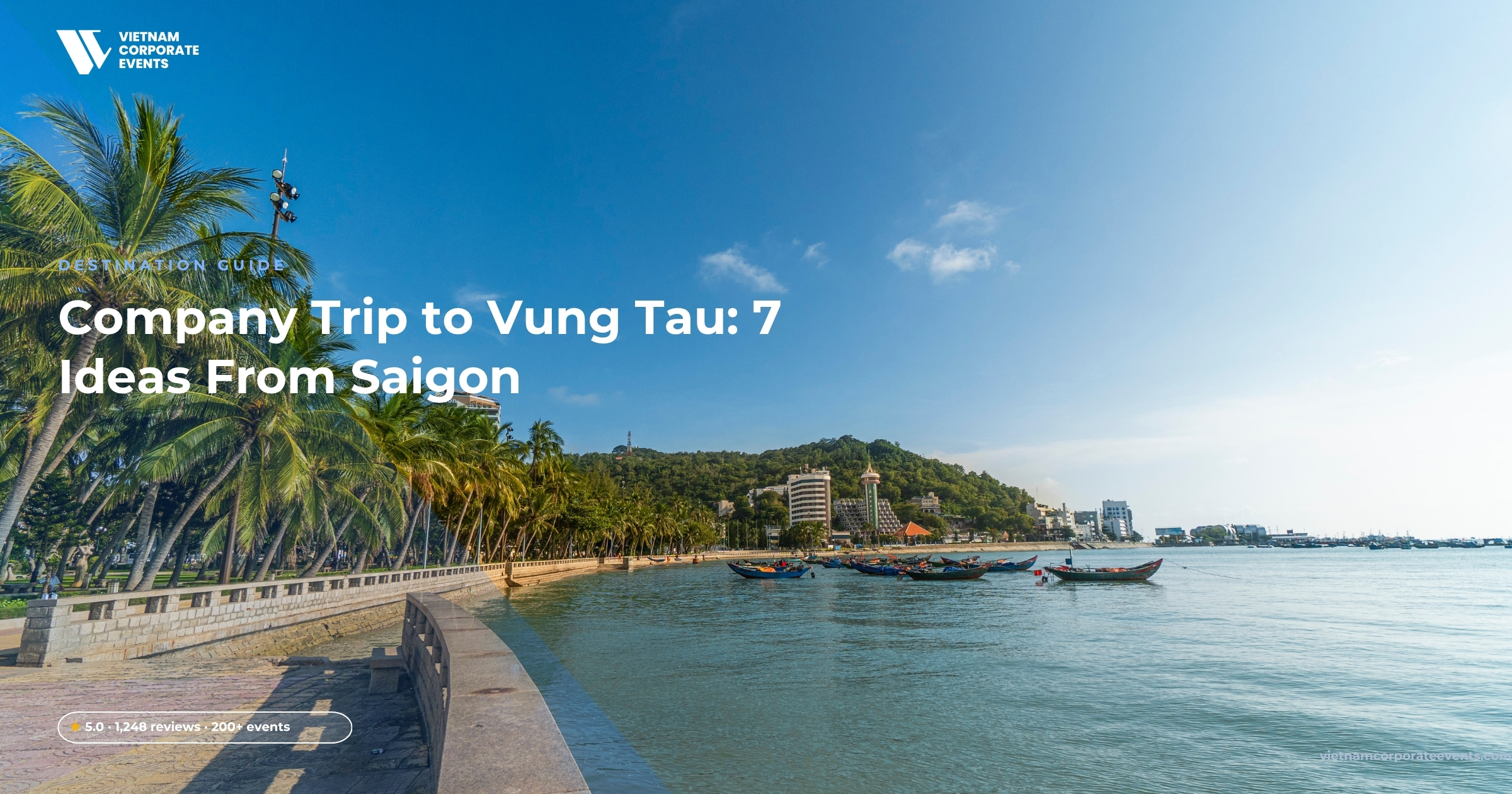 company trip to vung tau corporate group on the beach near ho chi minh city