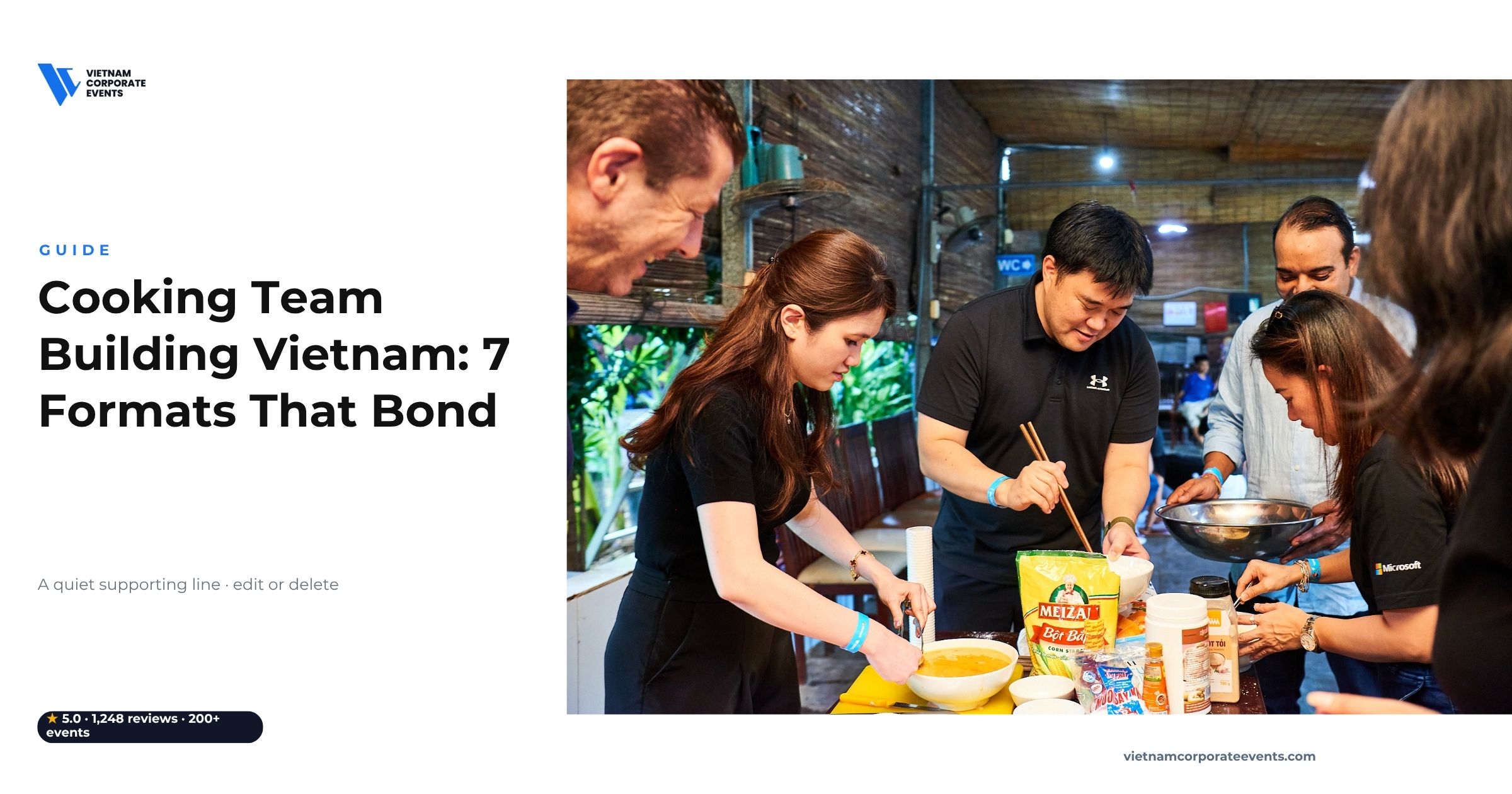 Cooking Team Building Vietnam: 7 Formats That Bond