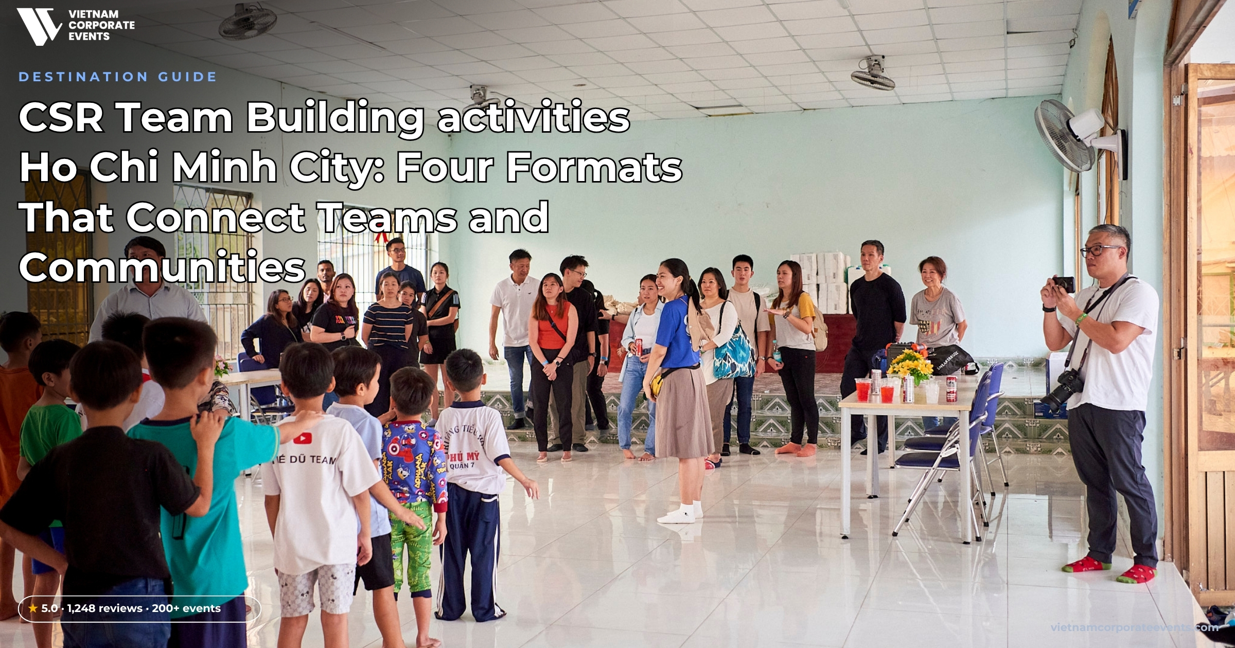 CSR Team Building activities Ho Chi Minh City: Four Formats That Connect Teams and Communities