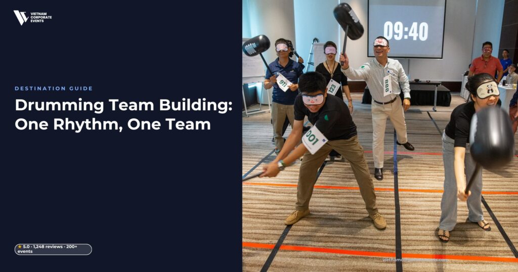 Drumming Team Building: One Rhythm, One Team