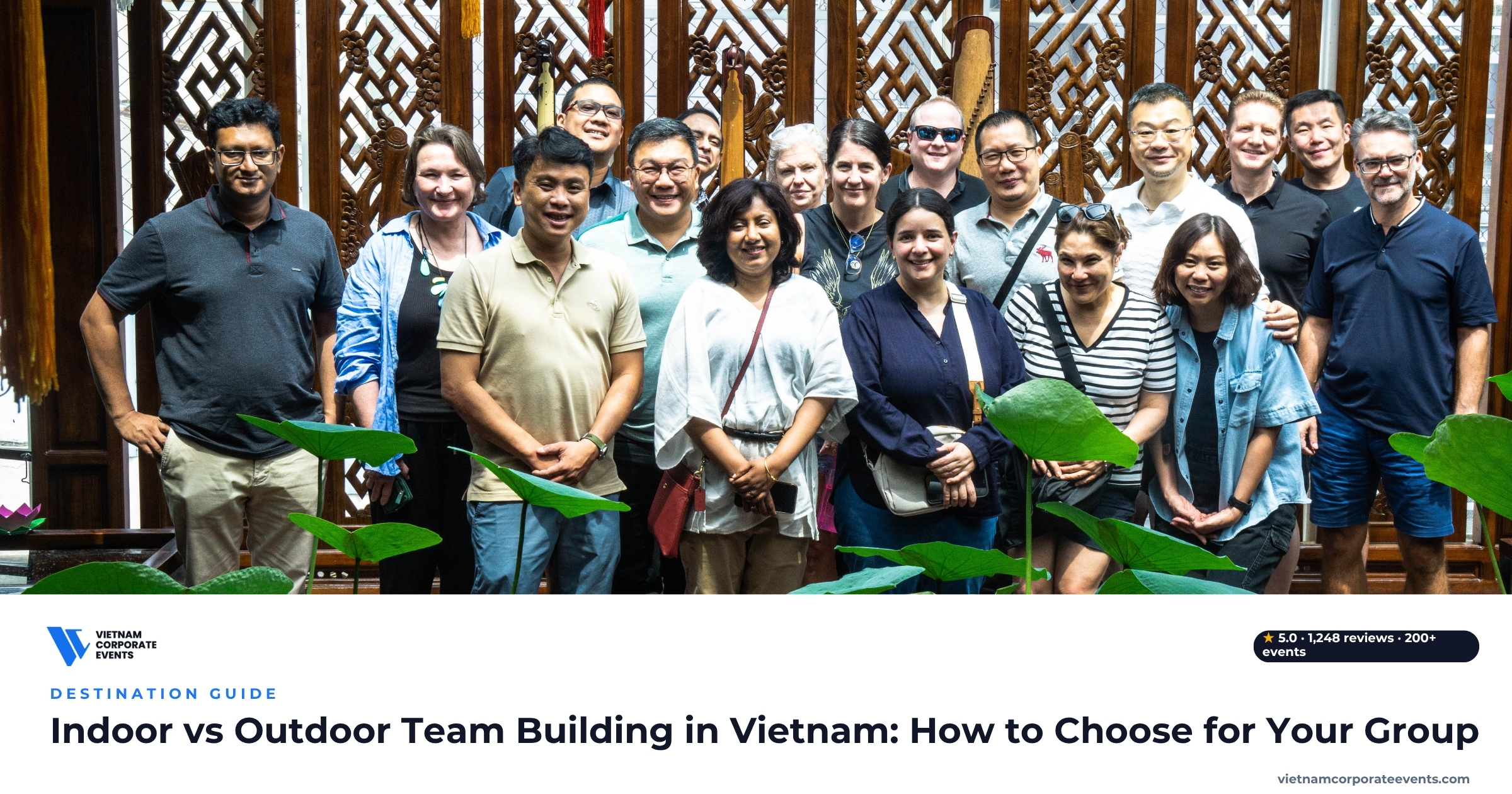 indoor outdoor team building vietnam