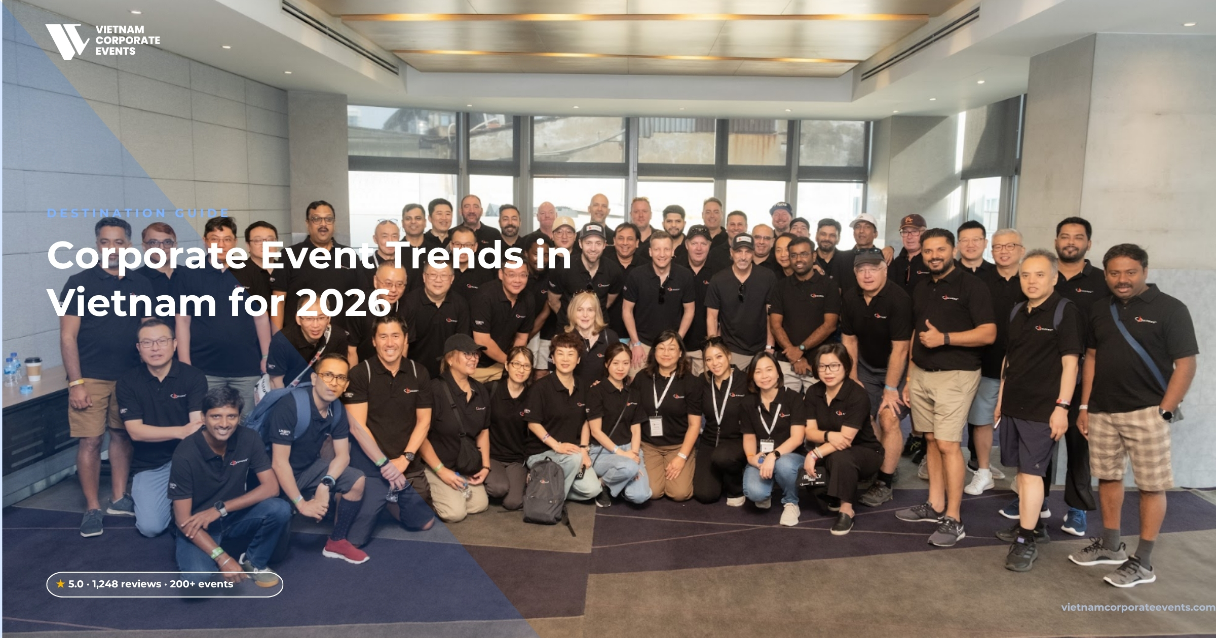 corporate event trends vietnam 2026 modern conference and beach event setting