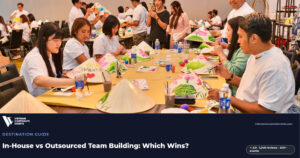 in house vs outsourced team building an internal organiser comparing programme options