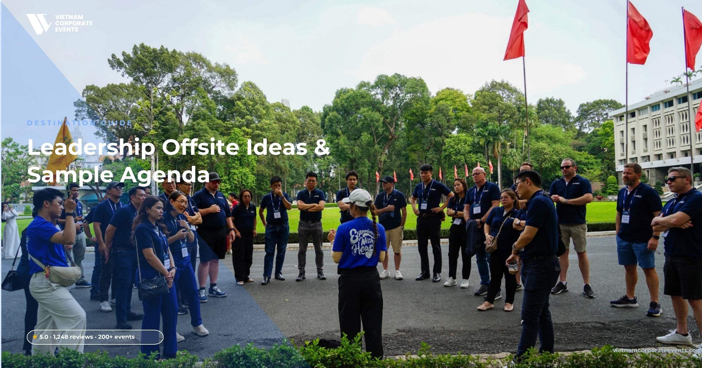 leadership offsite ideas executive team in a strategy session at a retreat venue
