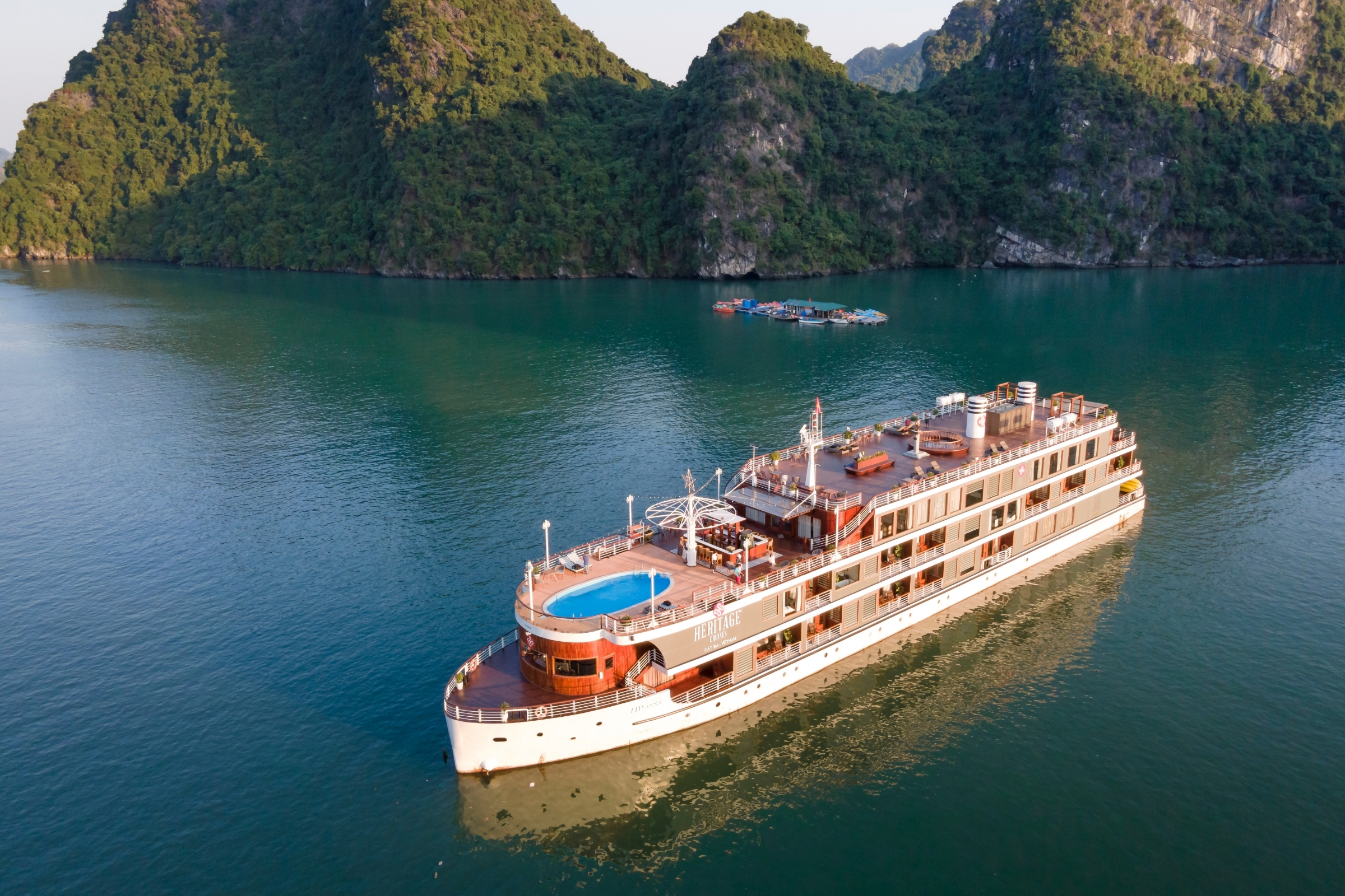what team building works on a ha long bay company trip