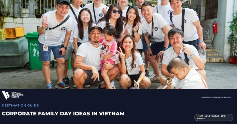 Success Stories corporate family day vietnam employees and children at a company outdoor event