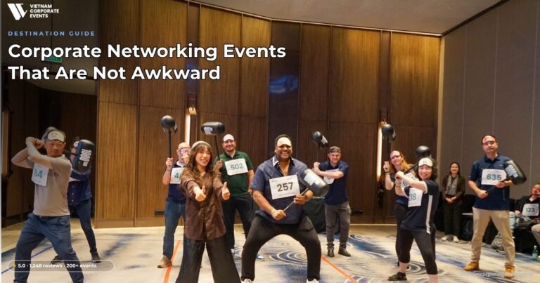 Success Stories corporate networking event ideas guests talking at a business reception