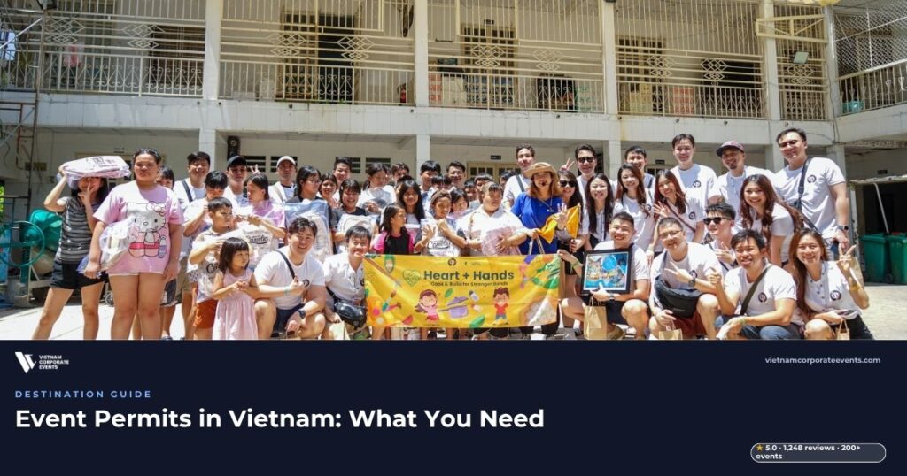 event permits vietnam paperwork and approvals for a corporate outdoor event